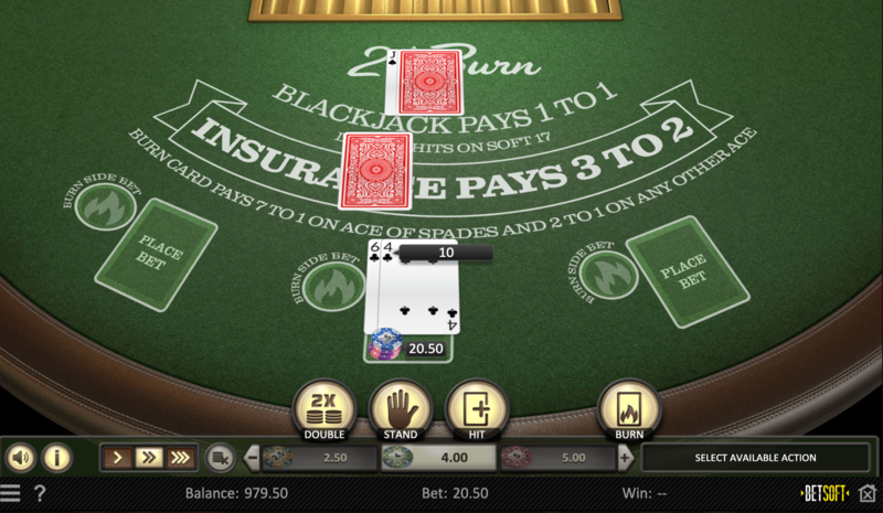 Free demo blackjack game